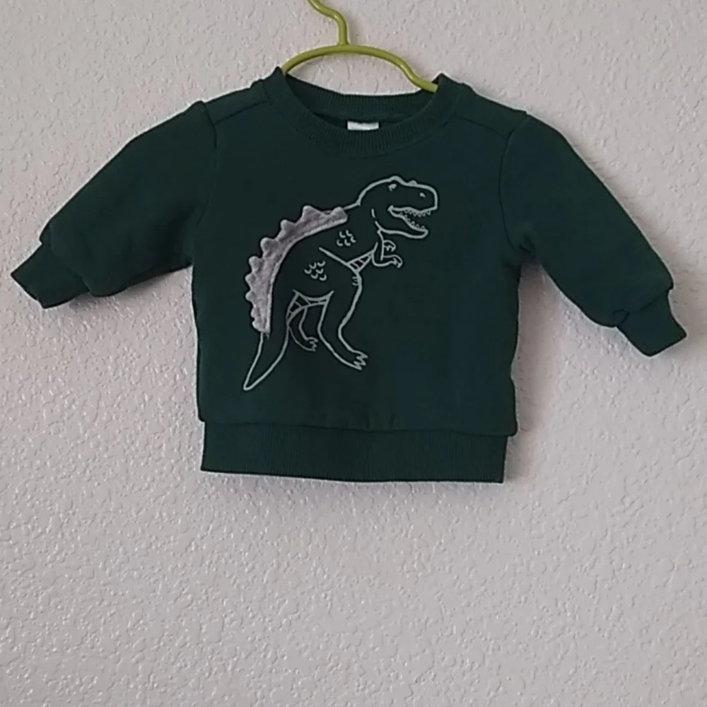 Little Boy's Carter's Dinosaur LS Sweatshirt 3m